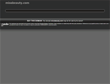 Tablet Screenshot of missbeauty.com